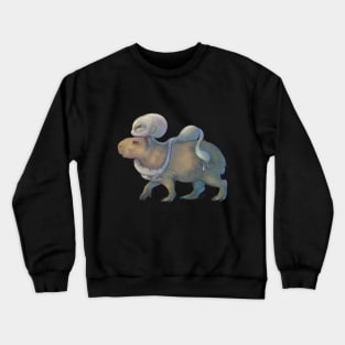 Grey and Capybara Crewneck Sweatshirt